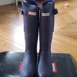 Hunter rain boots never worn size 7